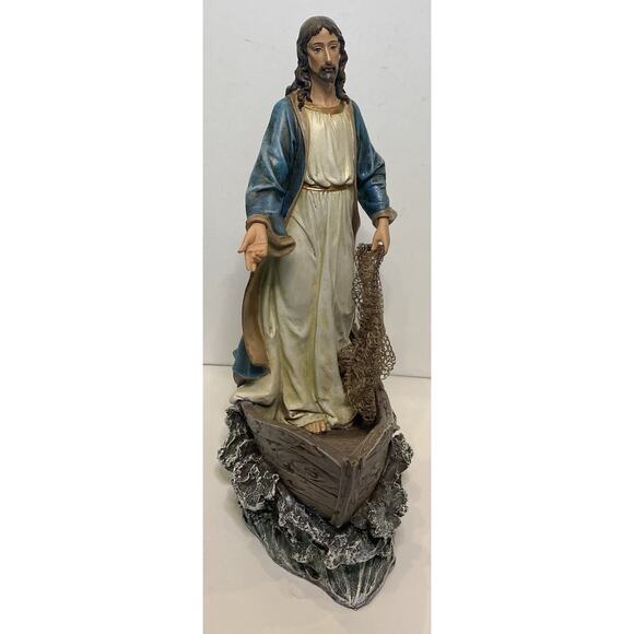 Roman Joseph's Studio Fisherman Jesus Christ Religious Figure 11” Religious - Picture 2 of 5